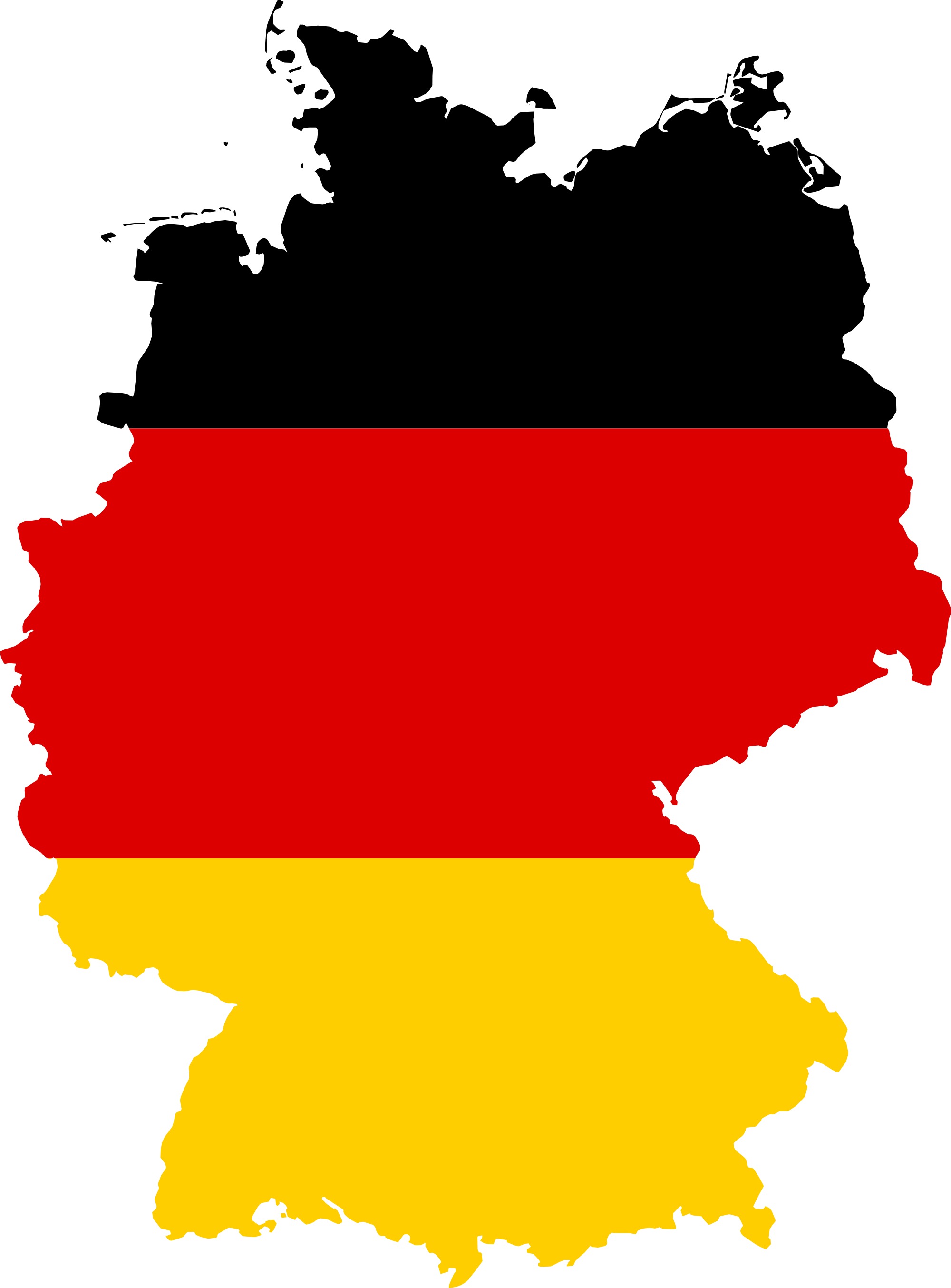 German Flag In Germany (2000x2707)
