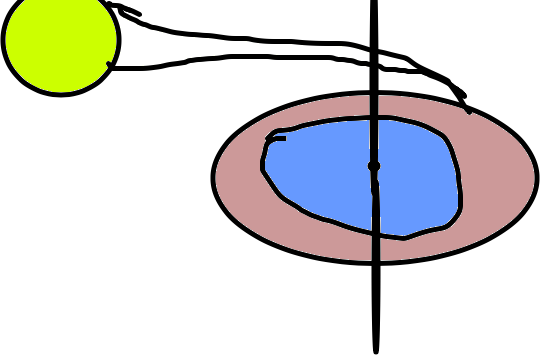 Supermassive Black Hole Feeding On Star - Supermassive Black Hole Feeding On Star (540x355)