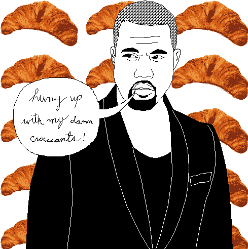 To Other Artists In Some Time Oh And Mac Miller's And - Hurry Up With My Damn Croissants (500x500)