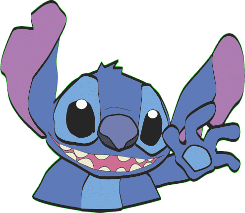 Stitch Says Hi By Modse7en - Moving Gif Of Stitch (494x430)