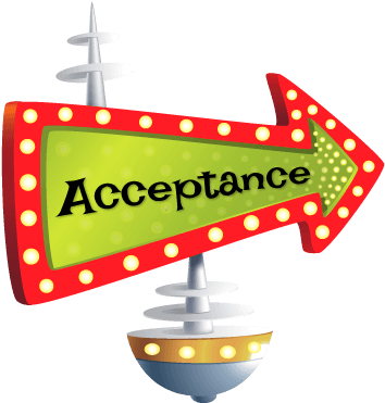 Anxiety Management Technique - Acceptance Clipart (380x380)