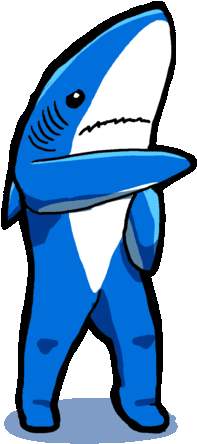 Shark Clipart Gif Animation - Dancing Fish Animated Gif (305x480)