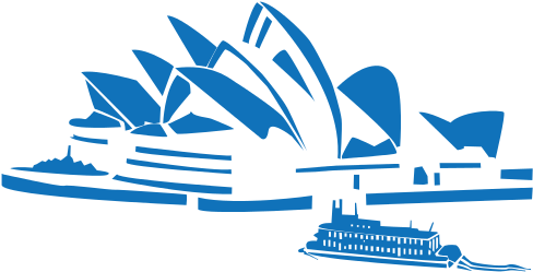 This Image Rendered As Png In Other Widths - Sydney Opera House Logo (500x254)