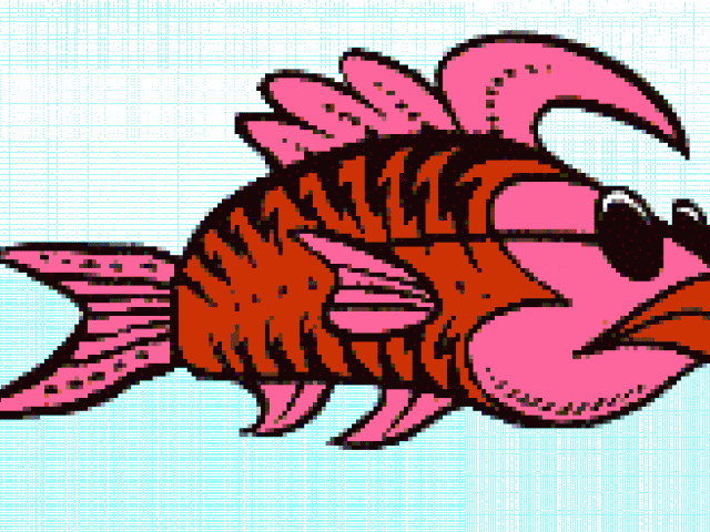 Pictures Of Animated Fish - Red Fish Animated Gif (640x480)