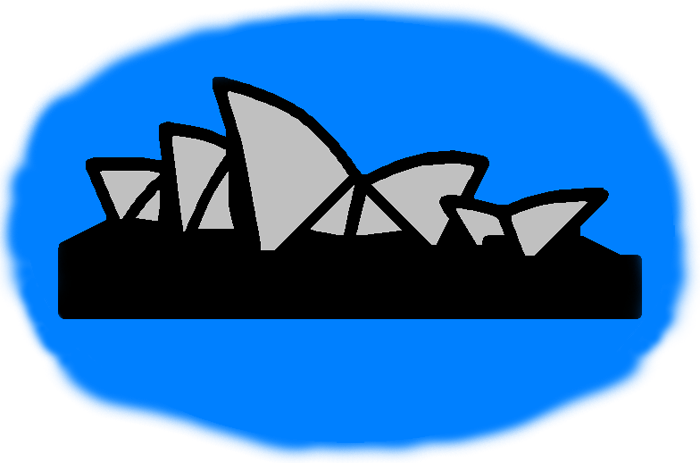 Wikiproject Opera Sydney - Cartoon Sydney Opera House (700x463)