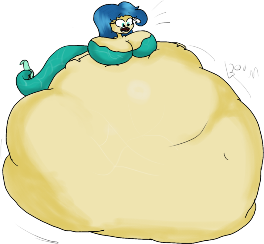 Maria's Massive Belly By Organicgranite - Cartoon (919x869)