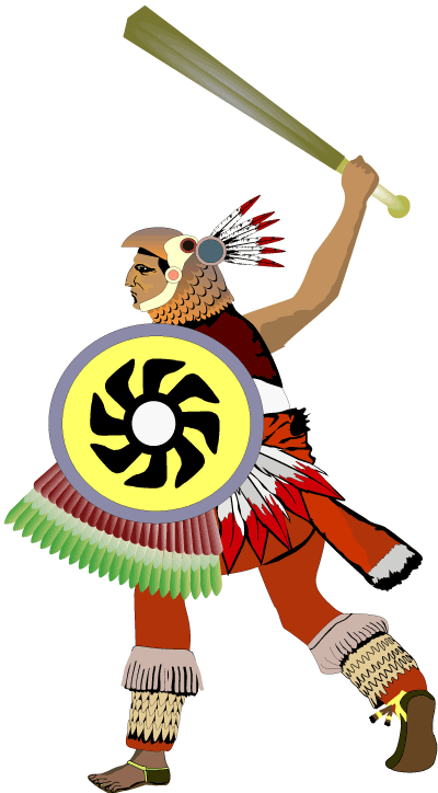 An Aztec Eagle Warrior - Aztec Warrior For Kids (400x724)