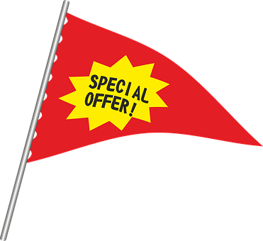 Pennant New Note Offer Advertising Trade S - Special Offer (371x340)