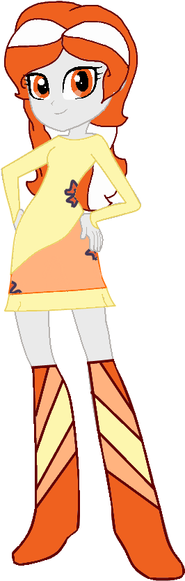 Tangerine Blossom Eqg By Tailinr1lolnew - Cartoon (281x853)