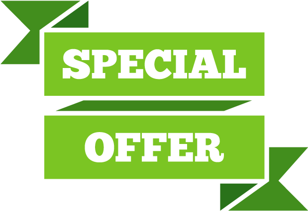 Special Offer Label With Ribbon - Special Offer Ribbon Png (630x430)