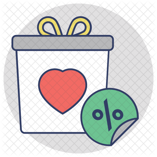 Shopping Discount Icon - Heart (512x512)