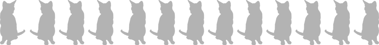 Free Cat Image - Domestic Short-haired Cat (1600x191)