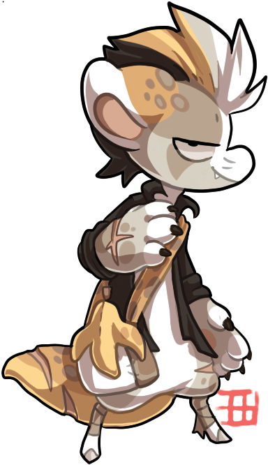 #228 Nomnom Bagbean - Cartoon (491x691)