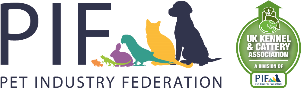 Members Of The Uk Kennel & Cattery Association And - Pet Industry Federation Logo (1012x303)