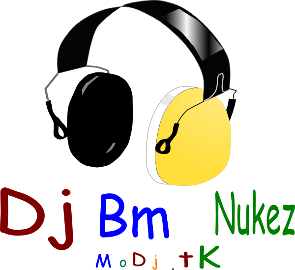 Djbmnukez 2 Clip Art At Clker - Headphones Clip Art (600x549)