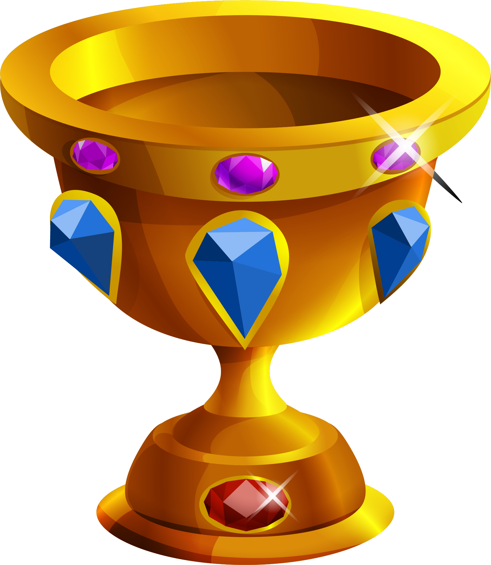 Trophy Diamond Games Cup - Cup Png Game (1652x1898)
