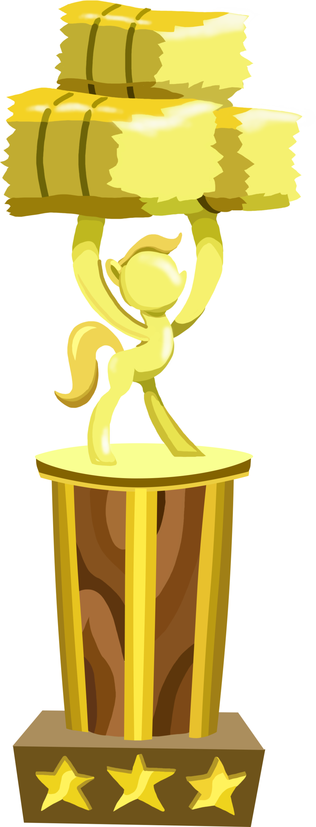 Applejacks Rodeo Trophy By Shutterflyeqd Applejacks - Mlp Fim Applejack Trophy (1024x2680)