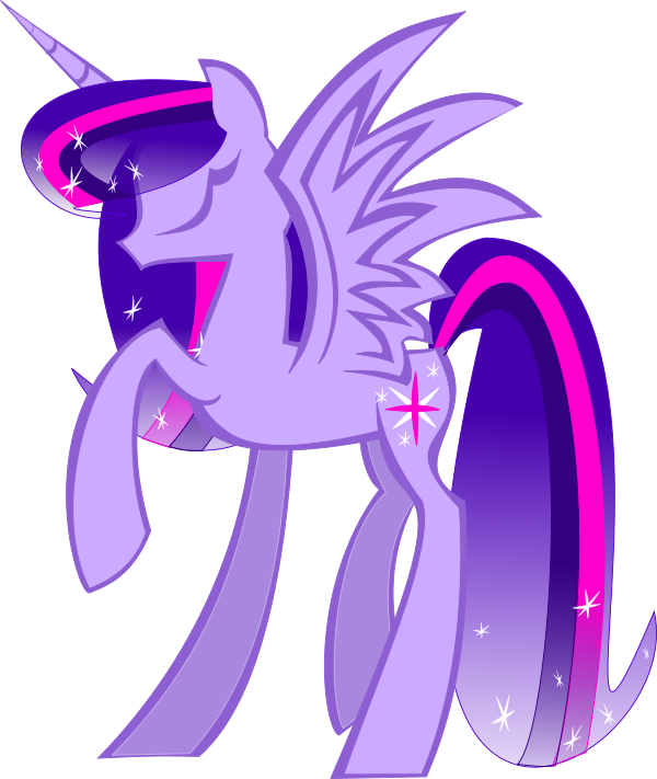 Princess Twilight Sparkle - Mlp Older Twilight Vector (600x711)