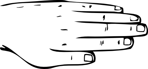 Architetto Paper - Black And White Parts Of The Body Clipart (512x239)