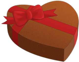 Valentine Chocolate Transparent - Heart (480x640)