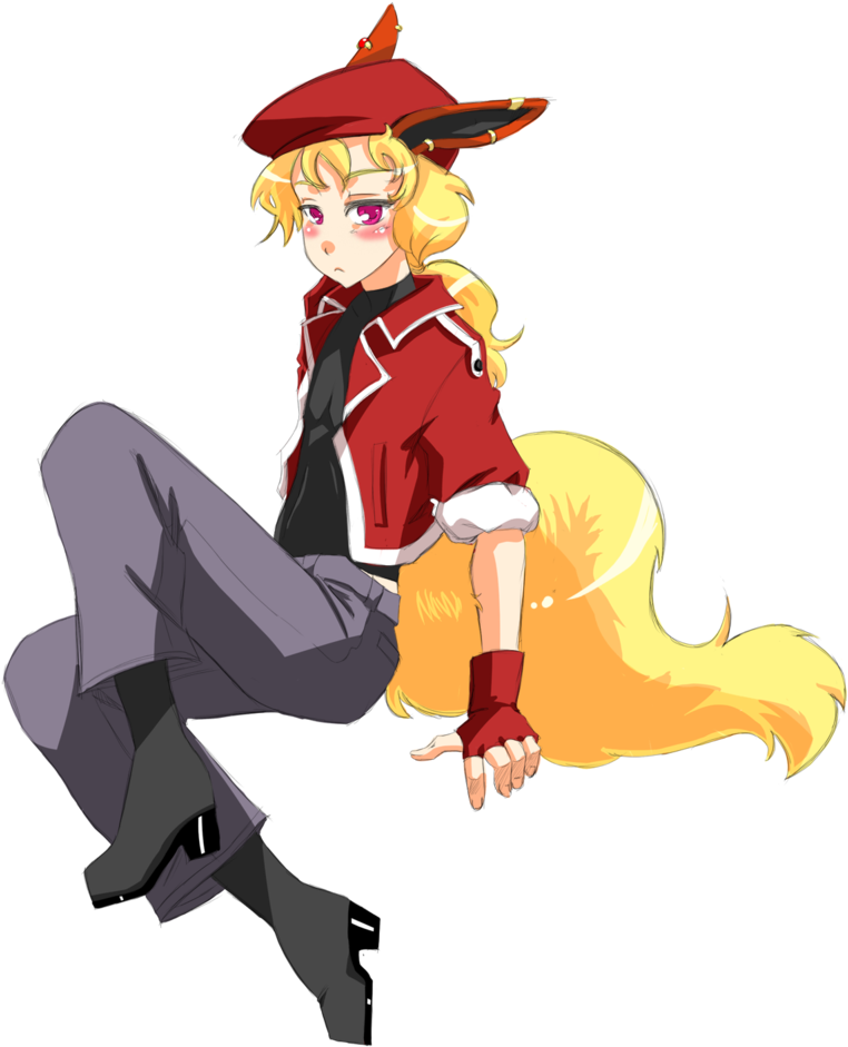 Flareon By Sethron - Flareon Gijinka Male (800x981)