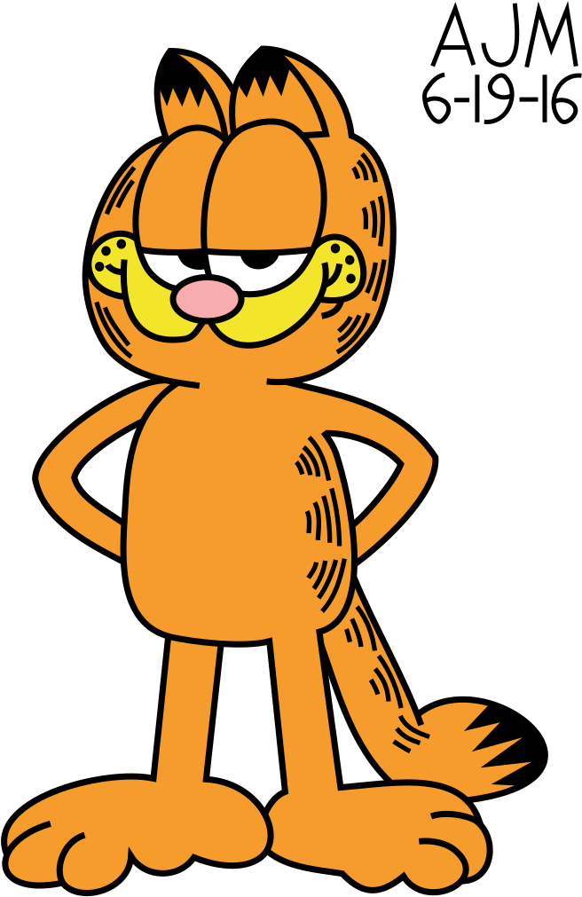 Garfield - Cartoon (744x1052)
