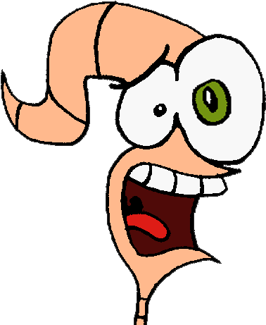 The Worm Made By A Bigoted Douche By The Man Of Tomorrow - Worm Man Cartoon (421x468)