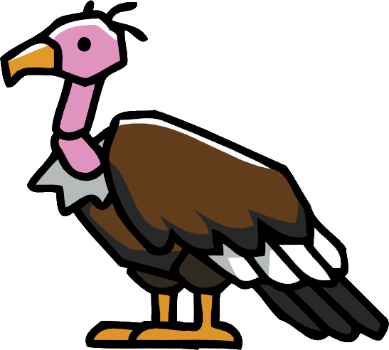 God Of War Clipart Vulture - Scribblenauts Vulture (547x492)
