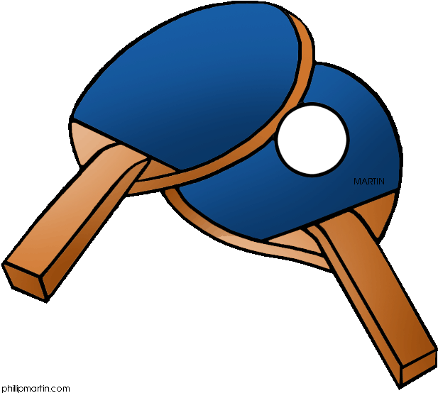 Ping Pong Clip Art - Table Tennis Clip Art (648x583)