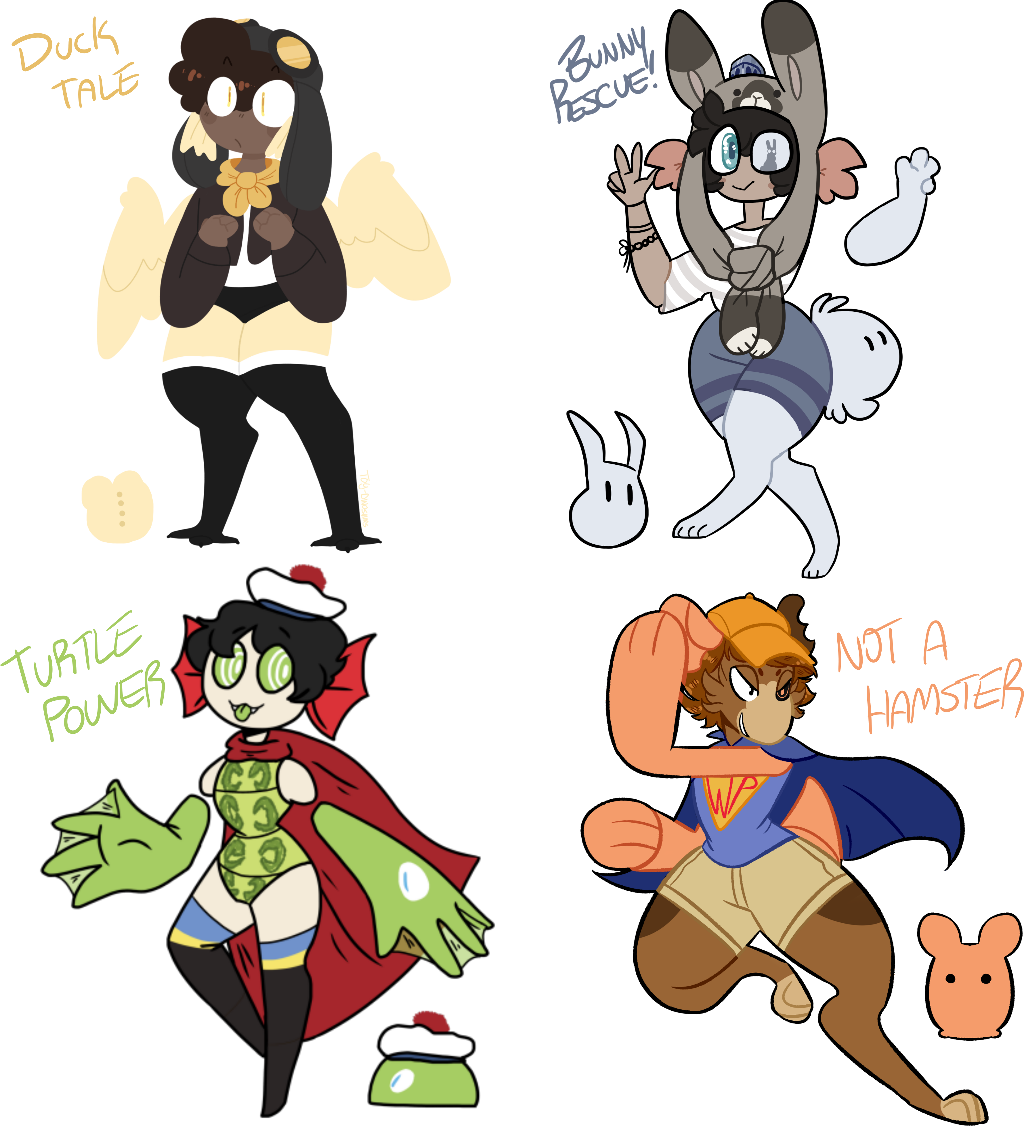 Theres An Animal In Trouble //para Batch By Candy-bee - Cartoon (4000x4000)