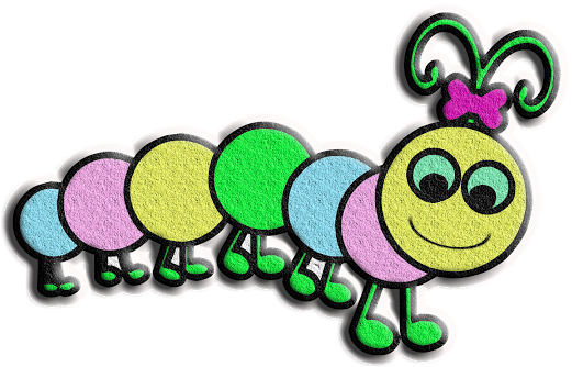 Ϧugs ‿✿⁀ - Caterpillar (576x576)