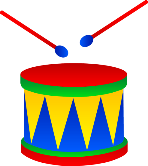 Drums Clip Art - Clip Art Of Drum (493x550)