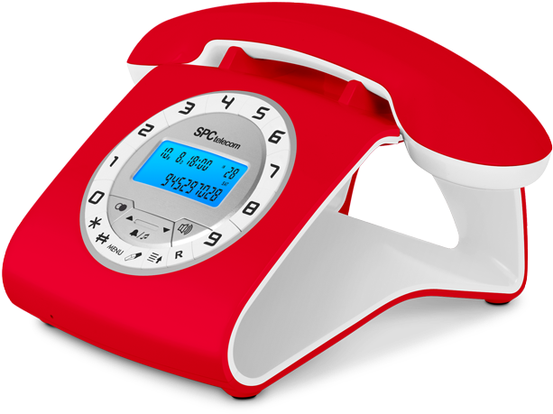 Beetel New Retro Landline Phone Features & Price - Spc 3606r Desktop Phone Red Retro Elegance (800x572)