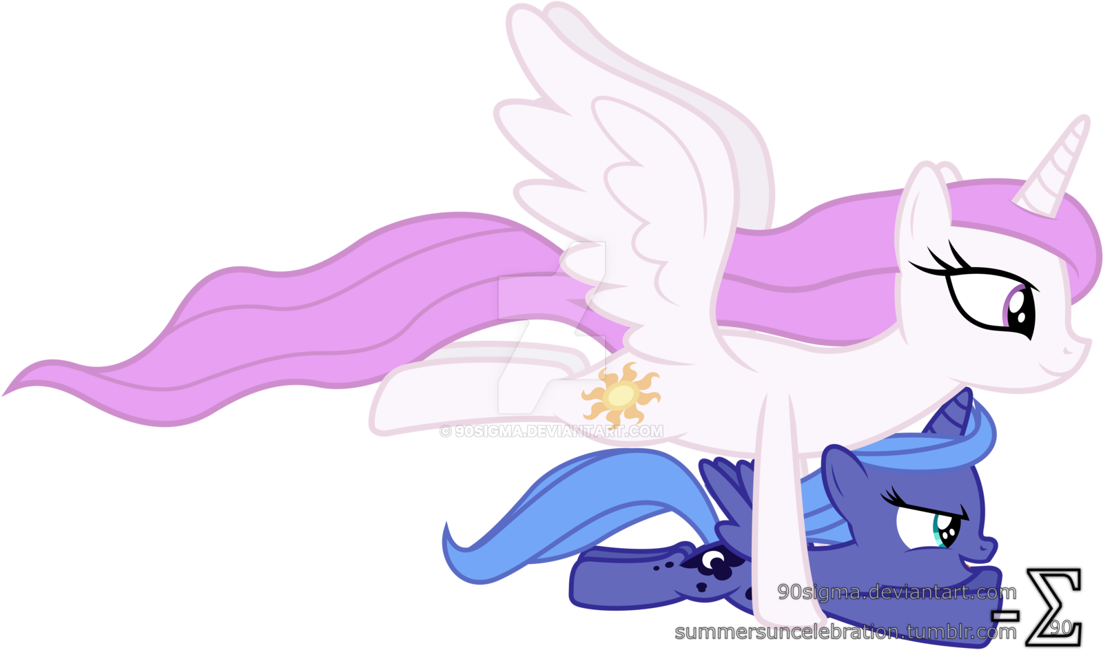 Young Celestia By Aleximusprime - Cartoon (1600x950)