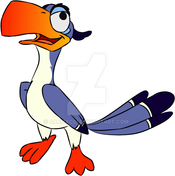 Zazu By Carmacoi On Deviantart Lion King Zazu Clipart - Lion King Bird Transparent (800x872)