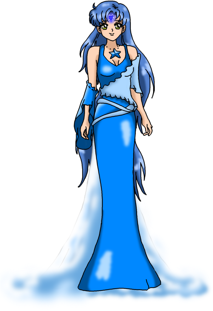 New Mercury Dress Design By Nads6969 - Sailor Moon Mercury Dress (714x1043)