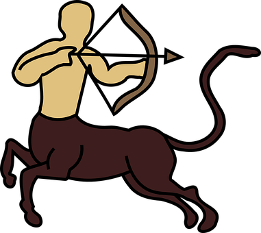 Any Tendency Towards Over-optimism Is Also Controlled, - Centaur Clip Art (381x340)
