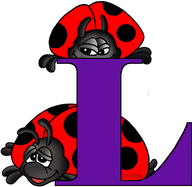 Alphabet Clip Art By Phillip Martin, Letter L - L (476x648)