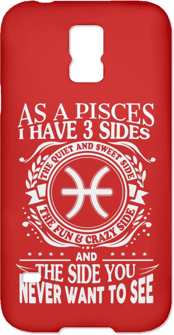 Zodiac Pisces Phone Case I Have Three Sides Samsung - Aries Sides - Guys V-neck (1155x1155)