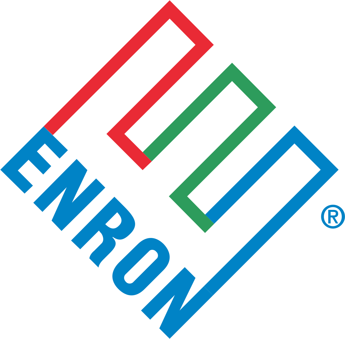 College Essay My Room - Paul Rand Enron Logo (1200x1184)