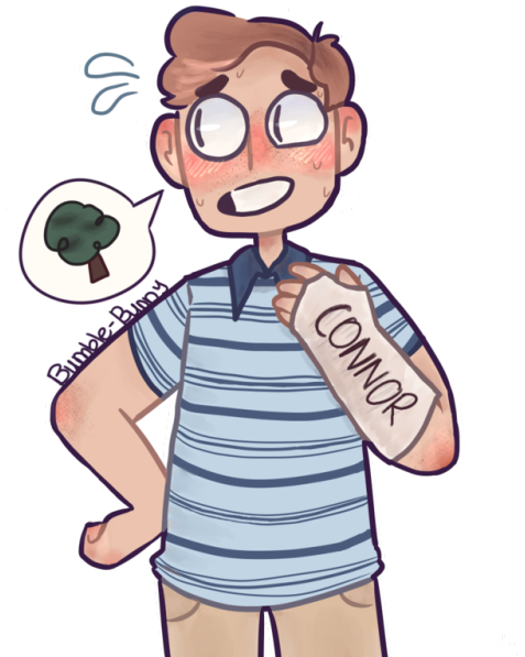 Bumble-bunny - Dear Evan Hansen Evans Cast (500x600)