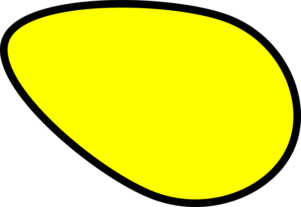 Easter Eggs Clipart Oval - Yellow Oval Egg (960x660)
