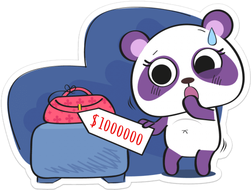 With A Dream Bag - Cartoon (520x520)