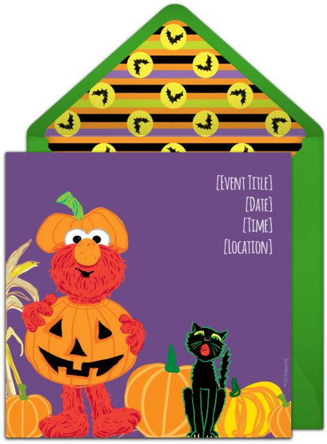 Invite The Gang Over For A Pumpkin Carving Party With - Sesame Street Halloween Stickers - Prizes And Giveaways (650x650)