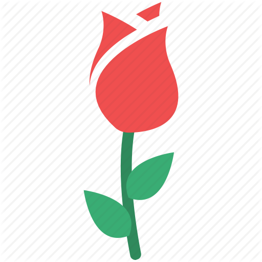 Floral, Flower, Garden, Petals, Plant, Rose, Rosebud - Rosebud Icon (512x512)
