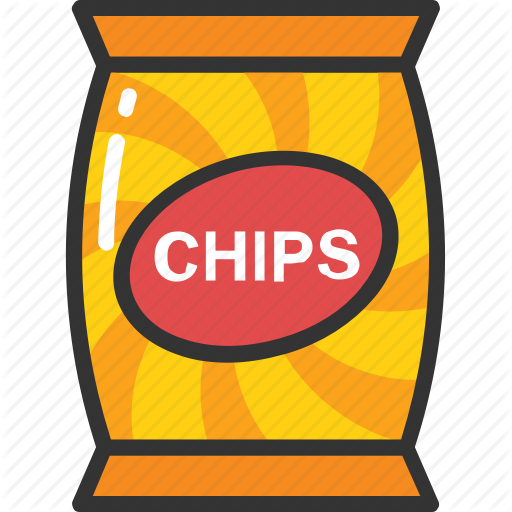 Snack Icon Vector Stock Image And Royalty-free Vector - Chips Icon (512x512)
