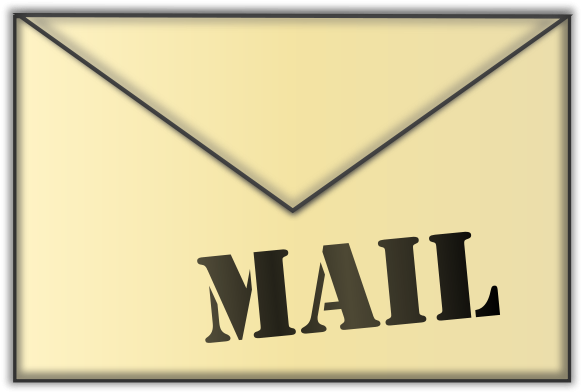 Mail - Clipart - Free Clip Art Mail (600x411)