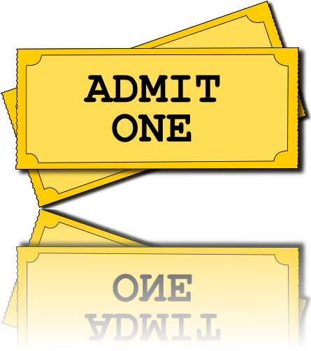 Movie Tickets Clip Art At Clker Vector Clip Art - Draw A Movie Ticket (444x594)