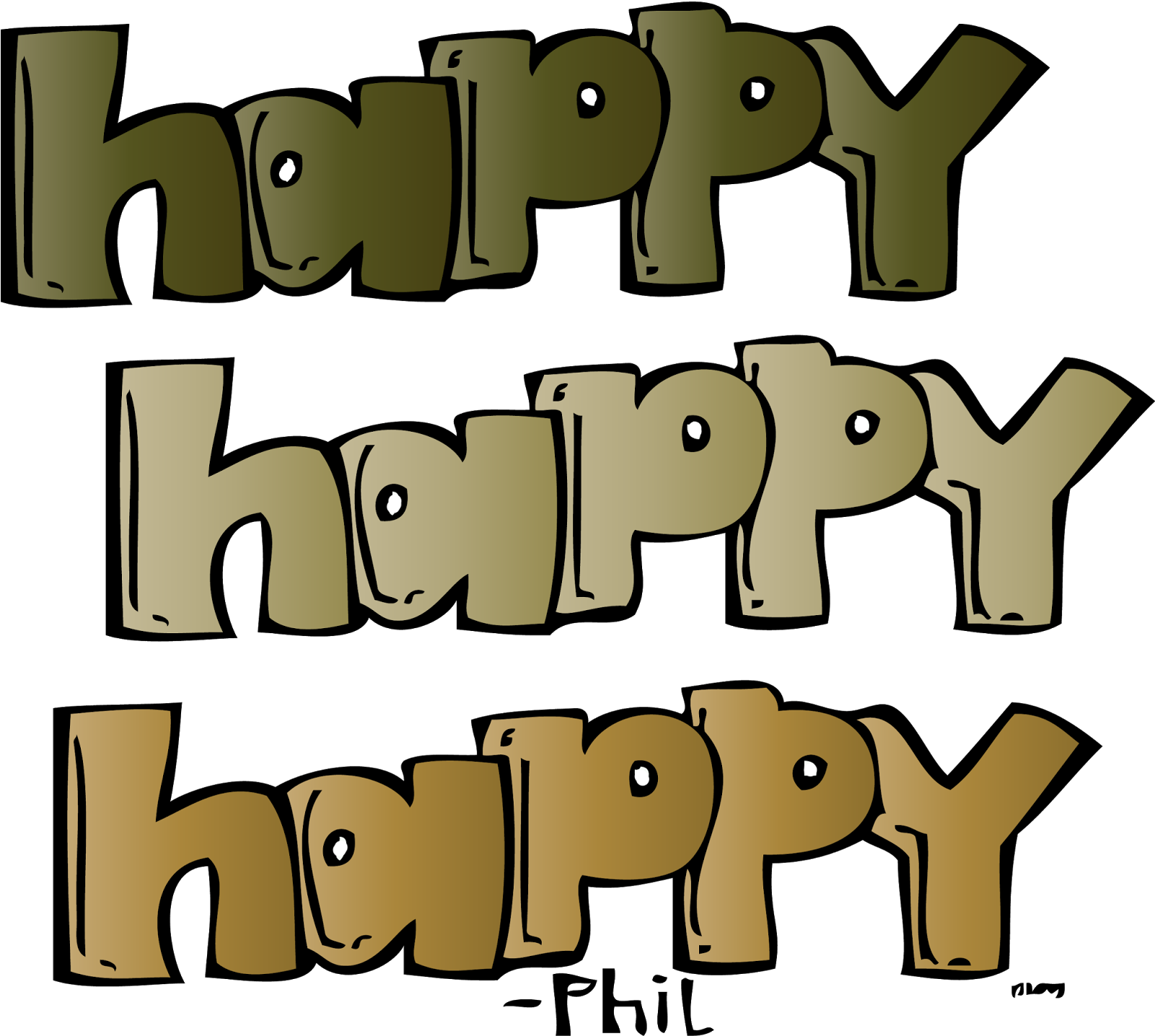 Duck Dynasty Clipart - Duck Dynasty Happy Happy Happy (1600x1452)
