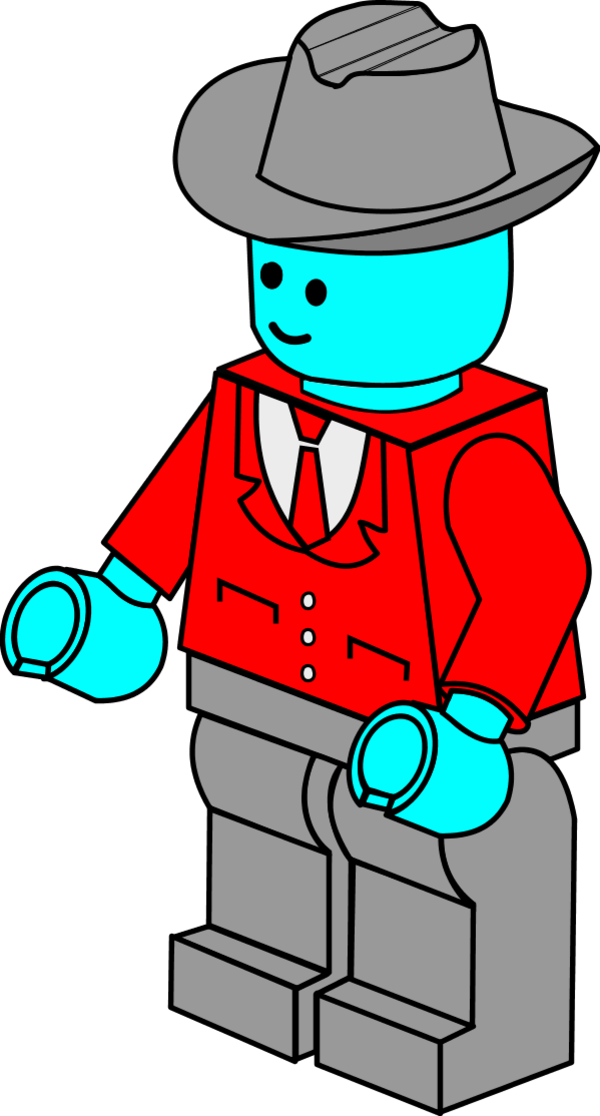 Lego Alphabet Clipart - Lego Clipart (600x1116)